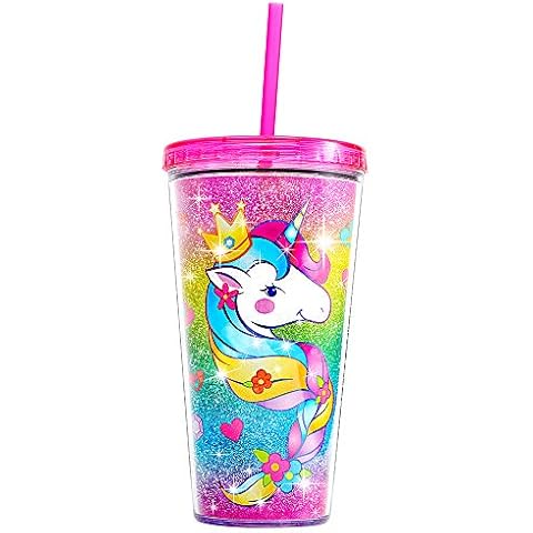 Home Tune 22oz Glitter Tumbler Cup with Straw Cover