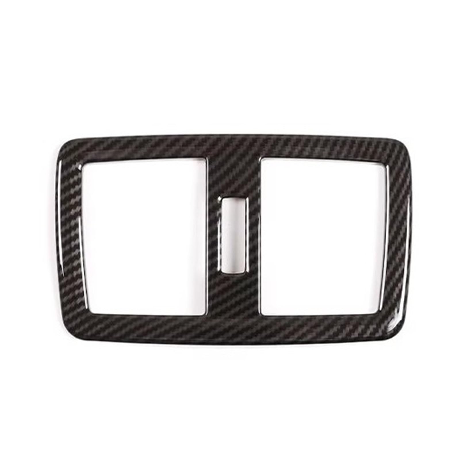 for BMW for X1 F48 for X2 F47 2016-2021 Car Rear Row Air Conditioner Air Outlet Frame Decorative Sticker Car Interior Mouldings(A-Carbon Fiber)