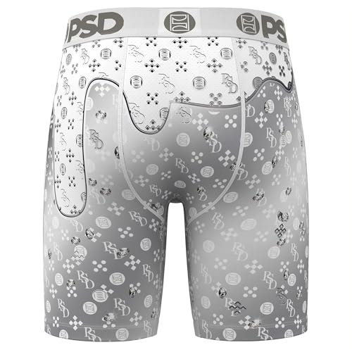 PSD Men's Warface White Diamond Boxer Brief, Multi, L4