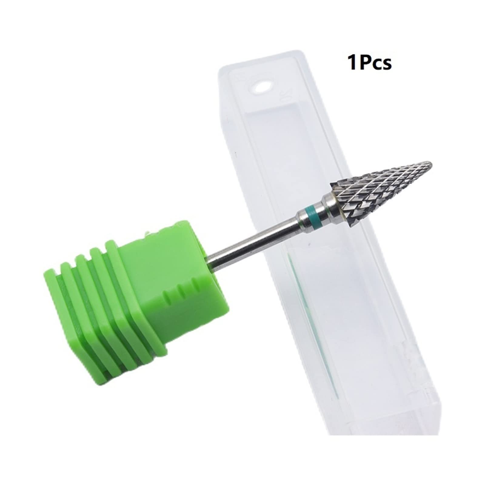 yaoqijie Bit do skórek 3/32 Wiertła do paznokci z węglików spiekanych Frez do Manicure Wiertarki elektryczne Akcesoria do paznokci Narzędzie lasting (Color : 10pcs)
