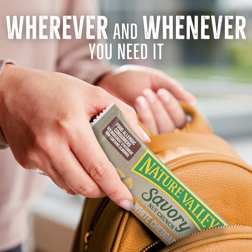 Image of Nature Valley White Cheddar Savory Nut Crunch Bars, 5 ct, 4.45 oz