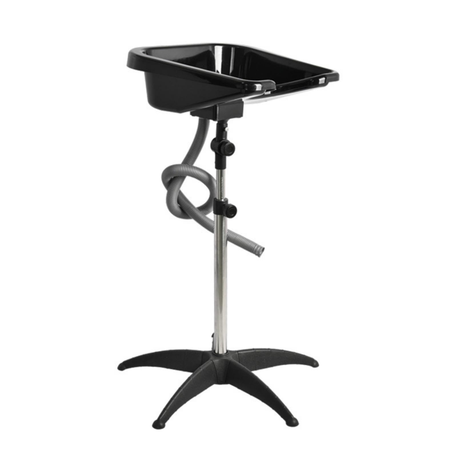Portable Shampoo Bowl Height Adjustable Mobile Shampoo Basin Professional Portable Hair Washing Sink for Hairstylists, Home Salon Small Wo Bucket-image-3