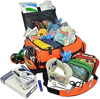 Lightning X Jumbo Medic First Responder EMT Trauma Bag Stocked First Aid Trauma Fill Kit D