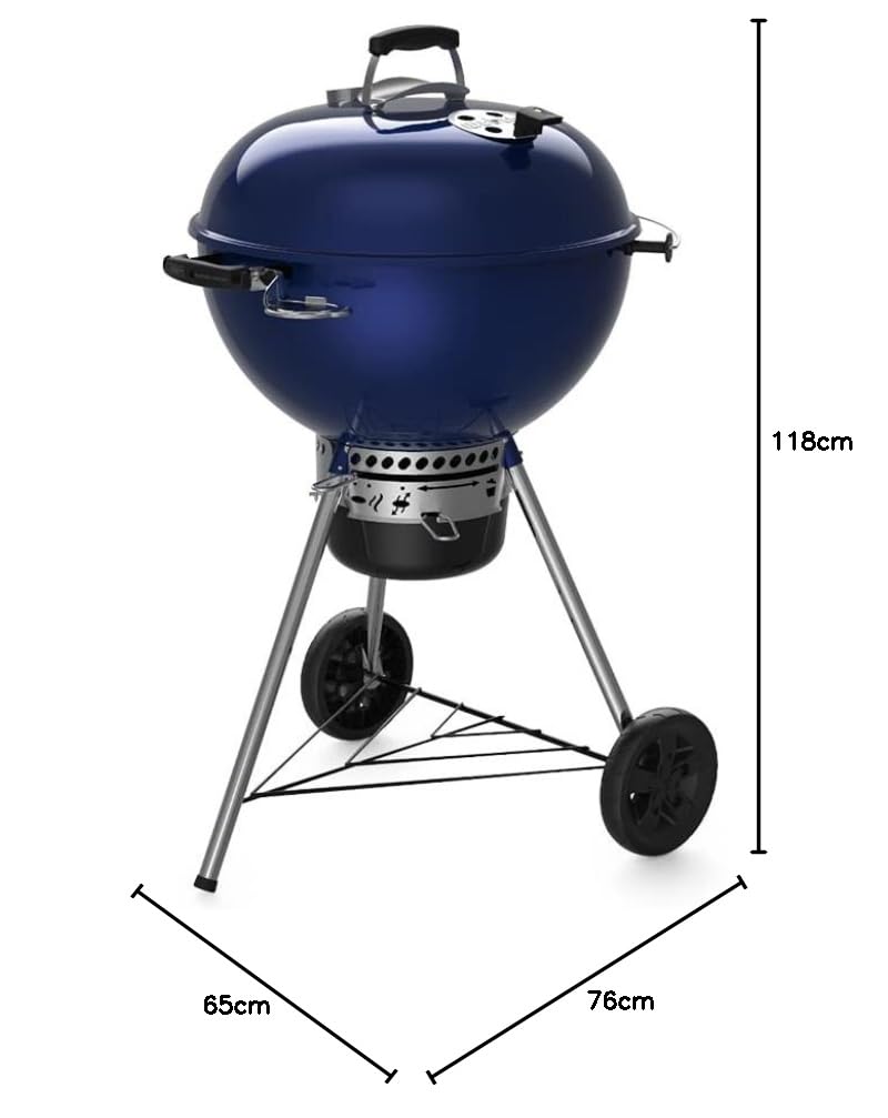 WEBER Barbecue a carbone Mastertouch GBS C-5750 Charcoal Grill Ocean Blue