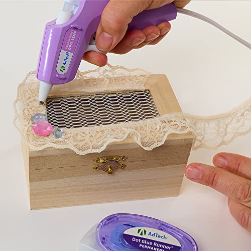 AdTech Premium Mini Hot Glue Gun - Lavender Craft Tool for Scrapbooking, Home Decor, DIY Crafts - Image 3