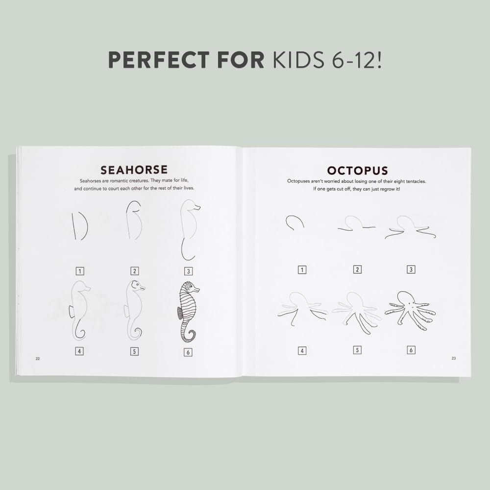 Under the Sea: How to Draw Books for Kids with Dolphins, Mermaids, and Ocean Animals: 5 (How to Draw For Kids Series)