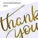 Supla 102 Sets Gold Foil Thank You Cards Bulk with Envelopes Stickers Thank You Notes 3 Designs Blank Thank You Note Cards Greeting Cards 4