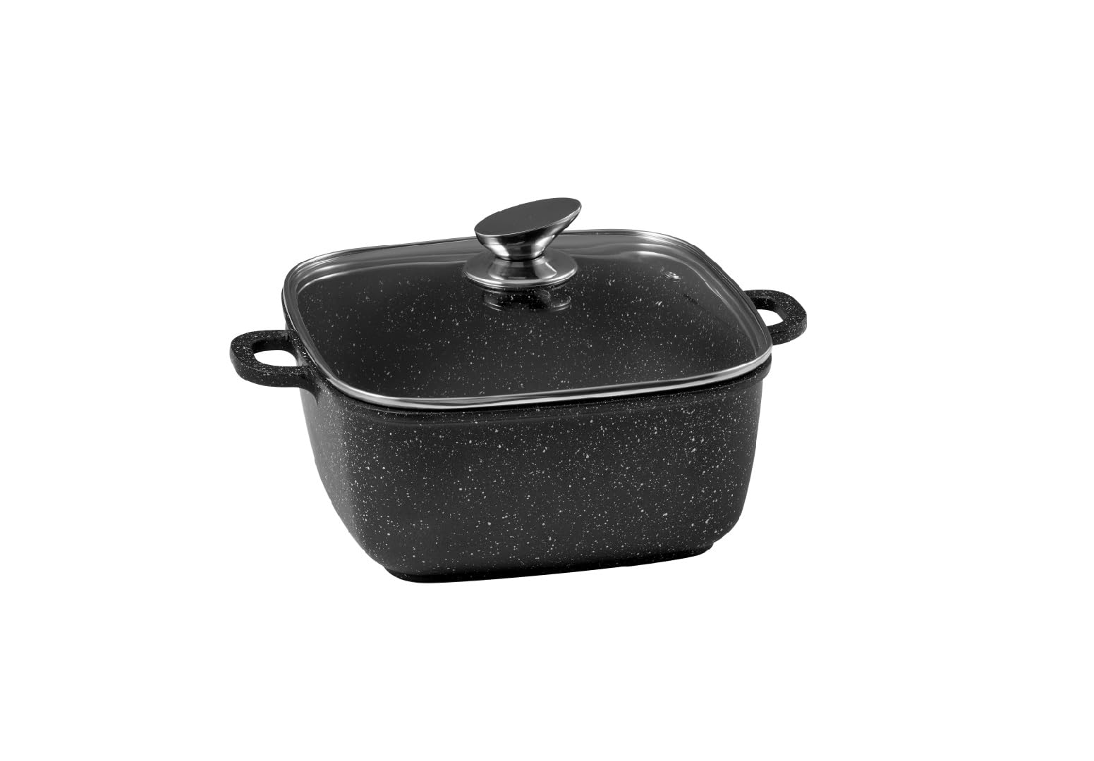 Pradel Excellence PCUI001025, faitout carré 24 cm, fonte d'aluminium, antiadhésif façon pierre
