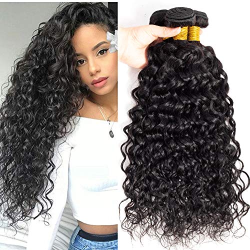 Brazilian Water Wave Human Hair 3 Bundles Brazilian Virgin Hair Weft Brazilian Curly Hair Virgin Curly Human Hair water wave