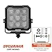 SYLVANIA - Rugged 4.5 Inch Cube LED Light Pod - Lifetime Limited Warranty - Flood light 3800 Raw Lumens - Waterproof IP69K-Rated - Off Road Driving Work Light - for Truck, Car, Boat, ATV, 4x4 (1 PC)