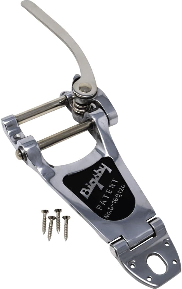 Bigsby B7 Vibrato Kit for Solid Body Guitars with Curved Top Chrome