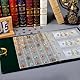 Fippy 150 Taschen Münzalbum, Münzen und Geldscheine Sammelalbum, Leder Münzen Aufbewahrung Album zum Sammeln von Münze Papier Geld Stempel (Grün)