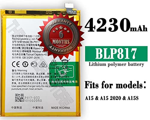 Image of Original BLP817 Battery for Oppo A15 / A3s Battery with 6 Month Warranty***(Y0000060)
