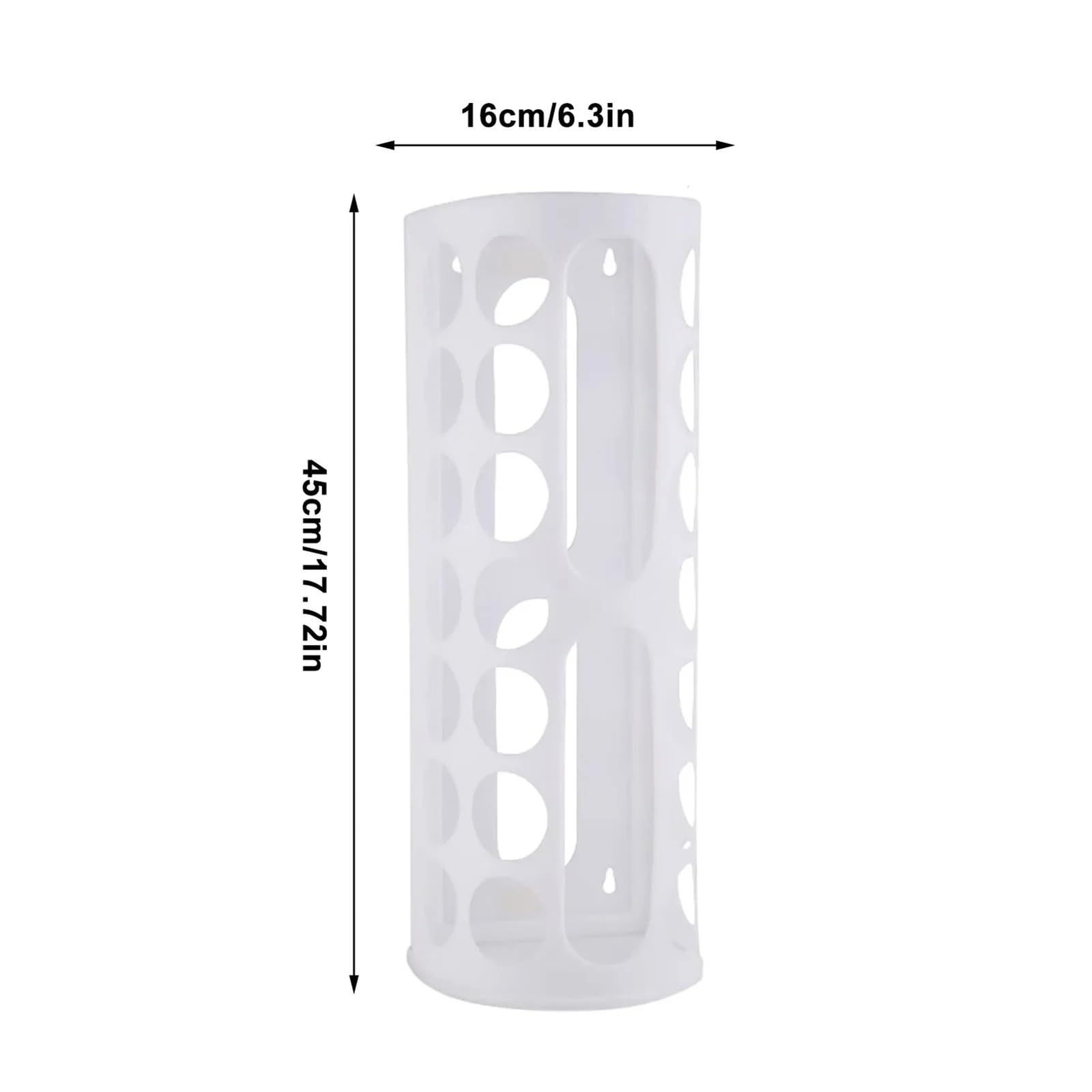 Organizador De Bolsas De Basura Dispensador de bolsas de montaje en pared, soporte de almacenamiento de comestibles, caja de soporte for almacenamiento de basura de gran capacidad, cocina reutilizable