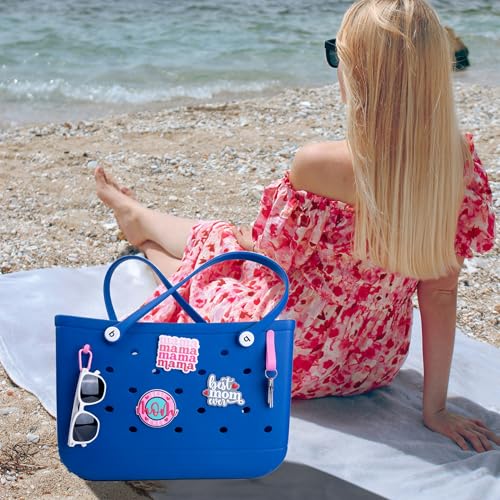 Charms Accessory for Bogg Bag - Mom Inserts Decorative Charms for Beach Tote Bag, Versatile Use with Hooks to Customize Your Beach Tote Bag4