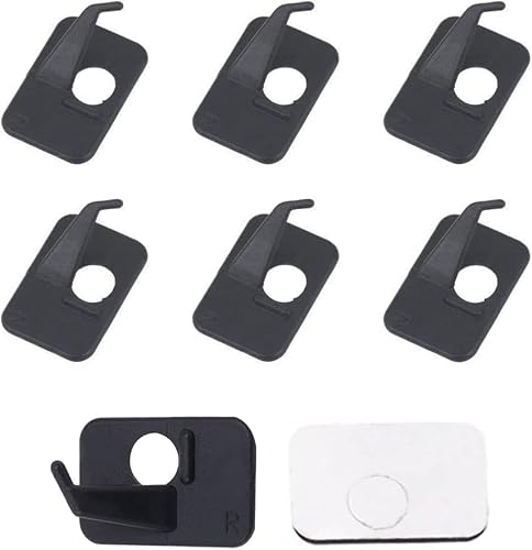 Zodazoqa Black Plastic Arrow Rest Recurve Bow Arrow Rest Adhesive Back Hunting Shooting Targeting Accessory For Right Or Left Hand (6, Right Hand)