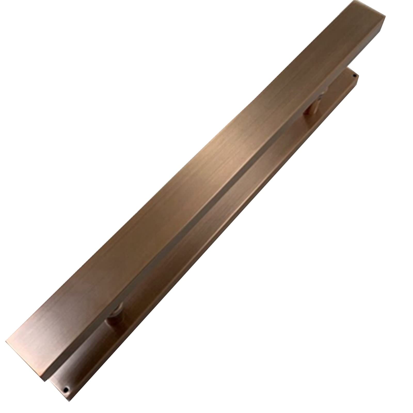 GYRAZXS H Shape Modern Wooden Doors Sliding Door Handle, Double Sided Simple Push Pull Door Handle, for Barn Doors, Garage Doors, Glass Door (Color : Red bronze, Size : 80cm/31.5 in)