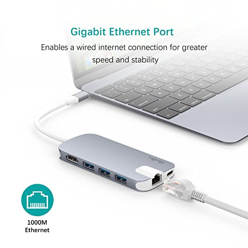 Adattatore USB C QacQoc GN30H (Gray)