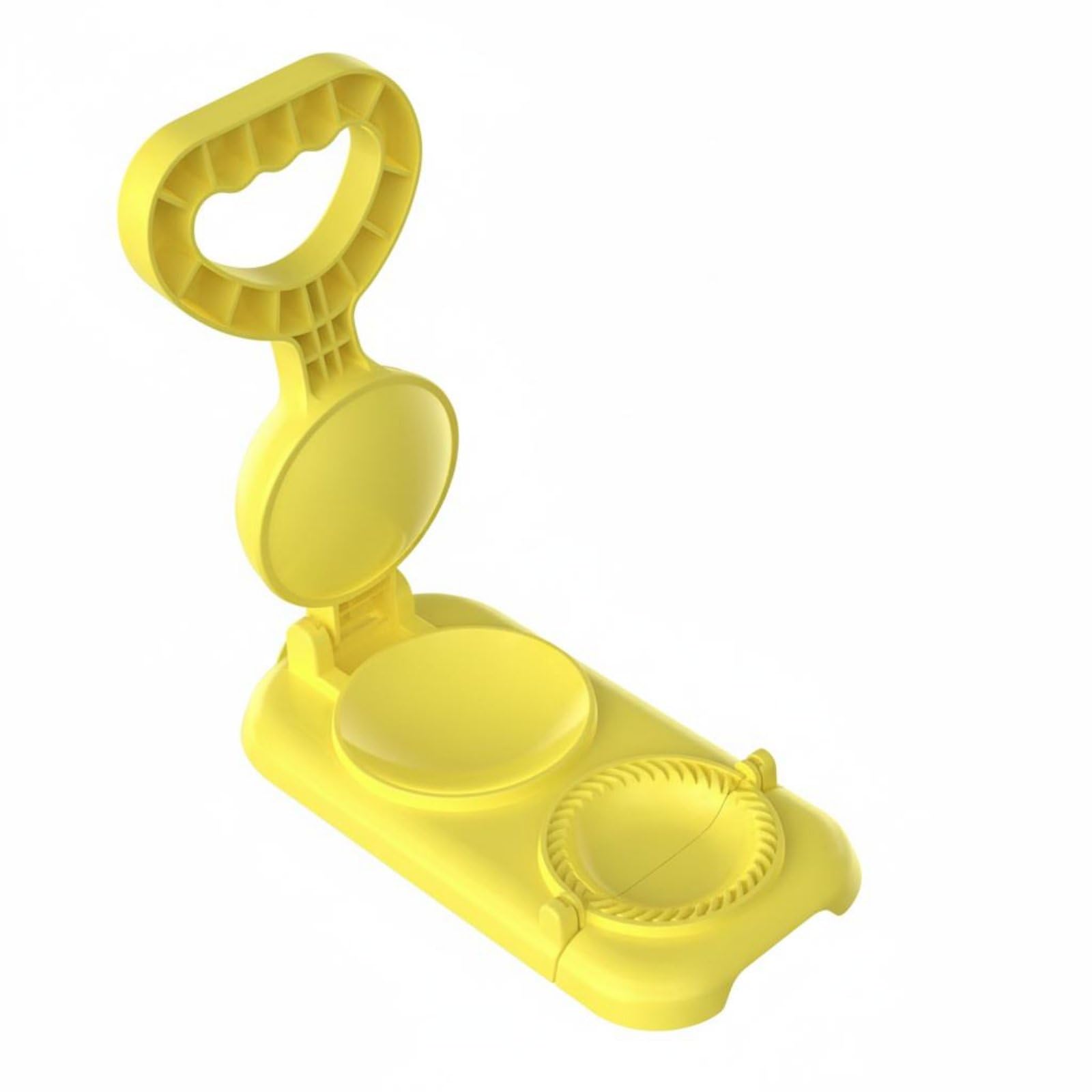 Dumpling Wrapper Press Easy to Use Dumpling Wrapper Form Empanada Press Multi-Functional Pastry Tool Food Grade Material, Yellow-image-48