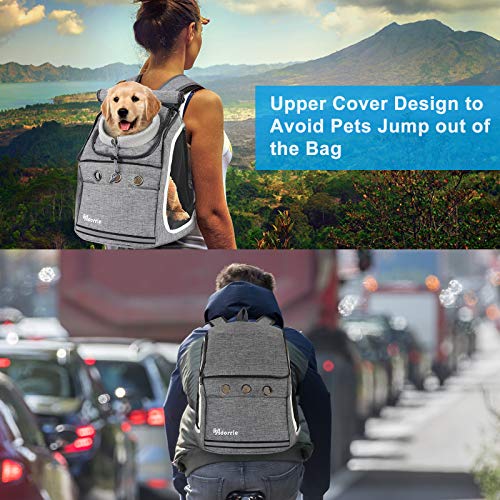 Dog Cat Backpack Carrier for Small Dogs and Cats, Safer Multifunctional Pet Backpack Carrier for Hiking, Walking… - Image 7