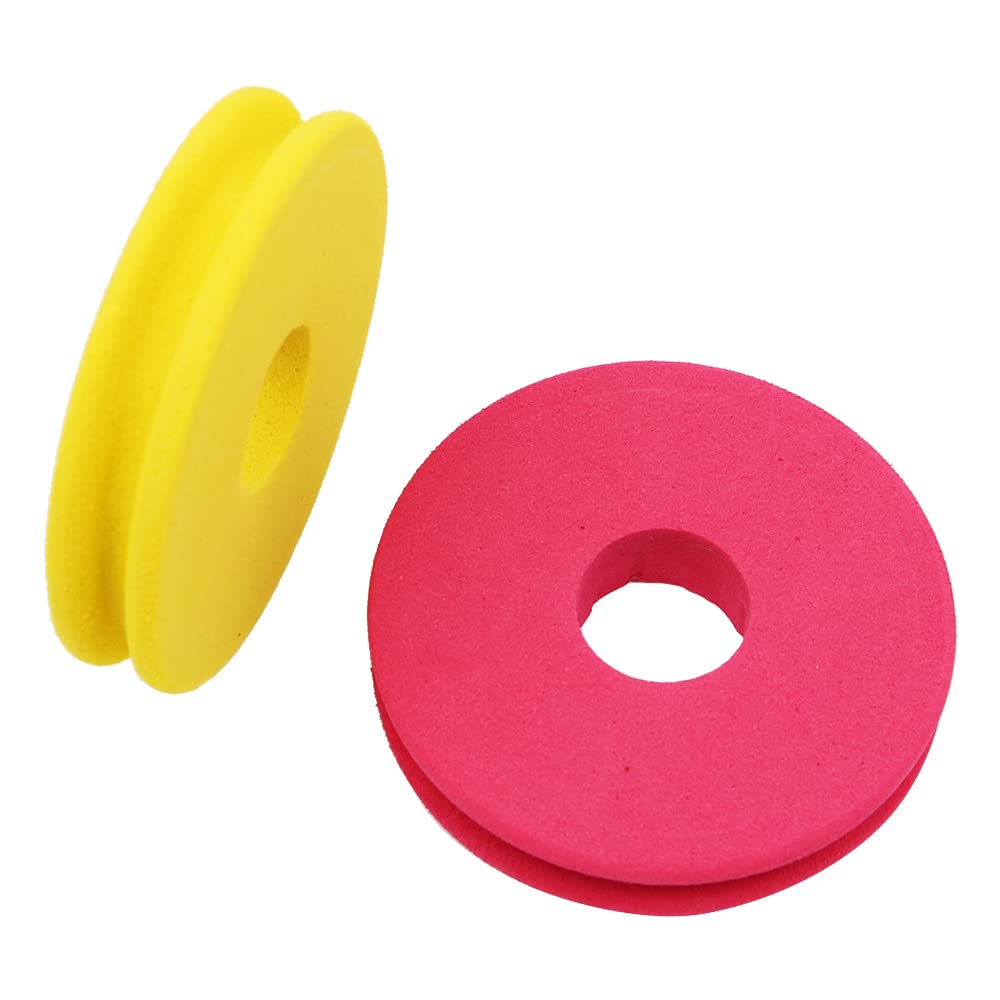 Bobine Schiuma Per Lenze Da Pesca - 100 Pezzi, Diametro 4.5cm, 5 Colori