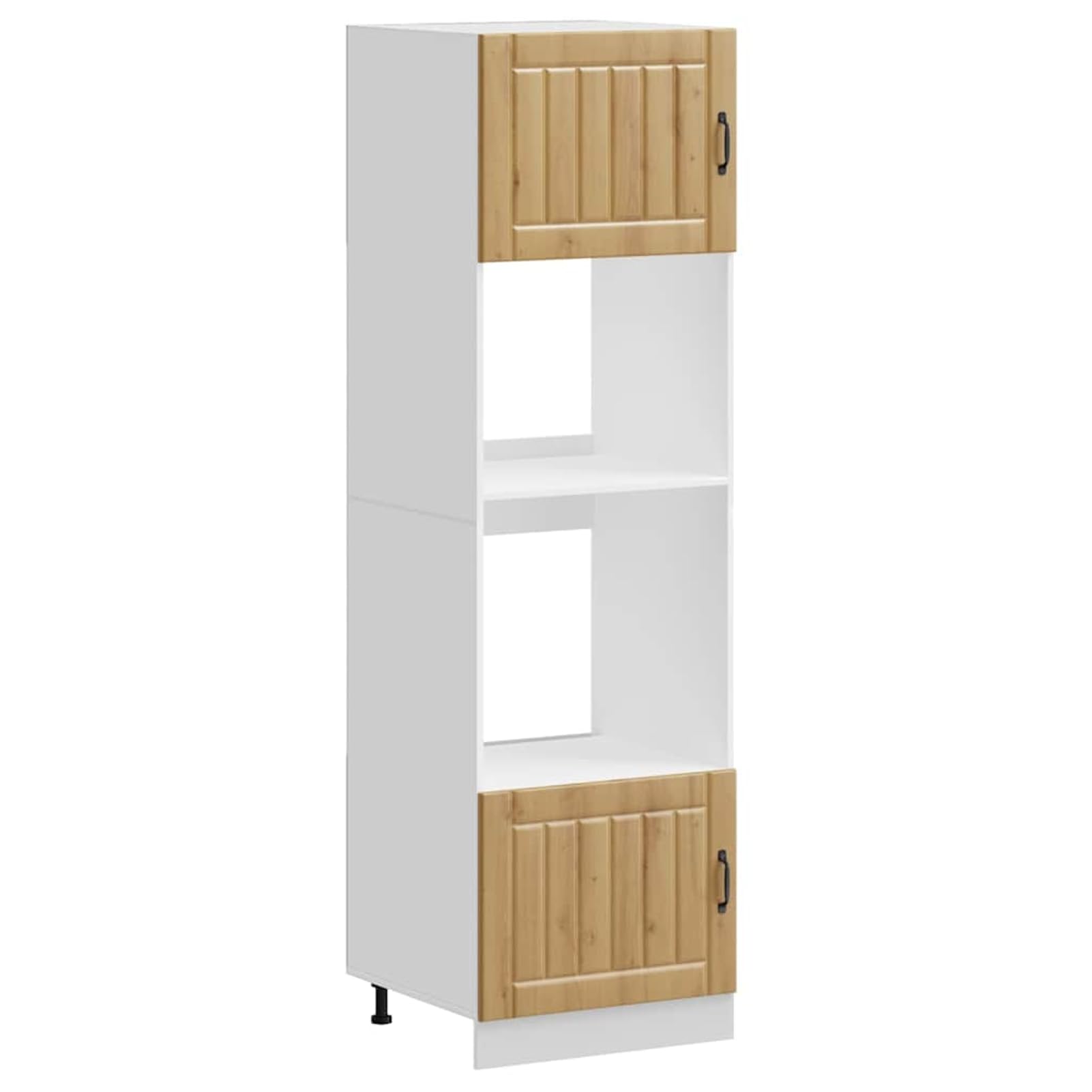 Tidyard Herdumbauschränke 2 STK. Artisan-Eiche Holzwerkstoff, Wandschrank Küchen Oberschrank Hängeschrank Medizinschrank, Lucca-Serie 3315050