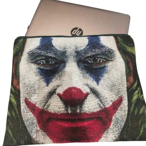 Funda para ordenador portátil, diseño de Joker, 40 x 32 cm, cierre de cremallera