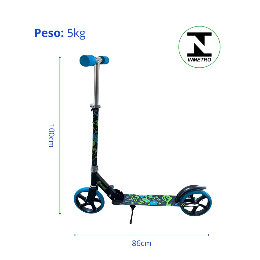 Patinete Big Wheel - Unitoys Azul : Amazon.com.br: Esporte