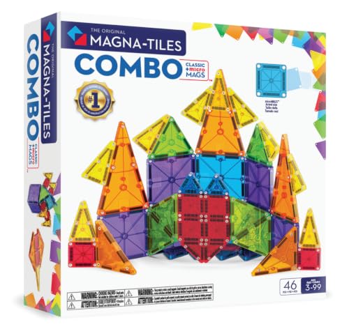 Magna-Tiles MicroMAGS 46-Piece Combi Set