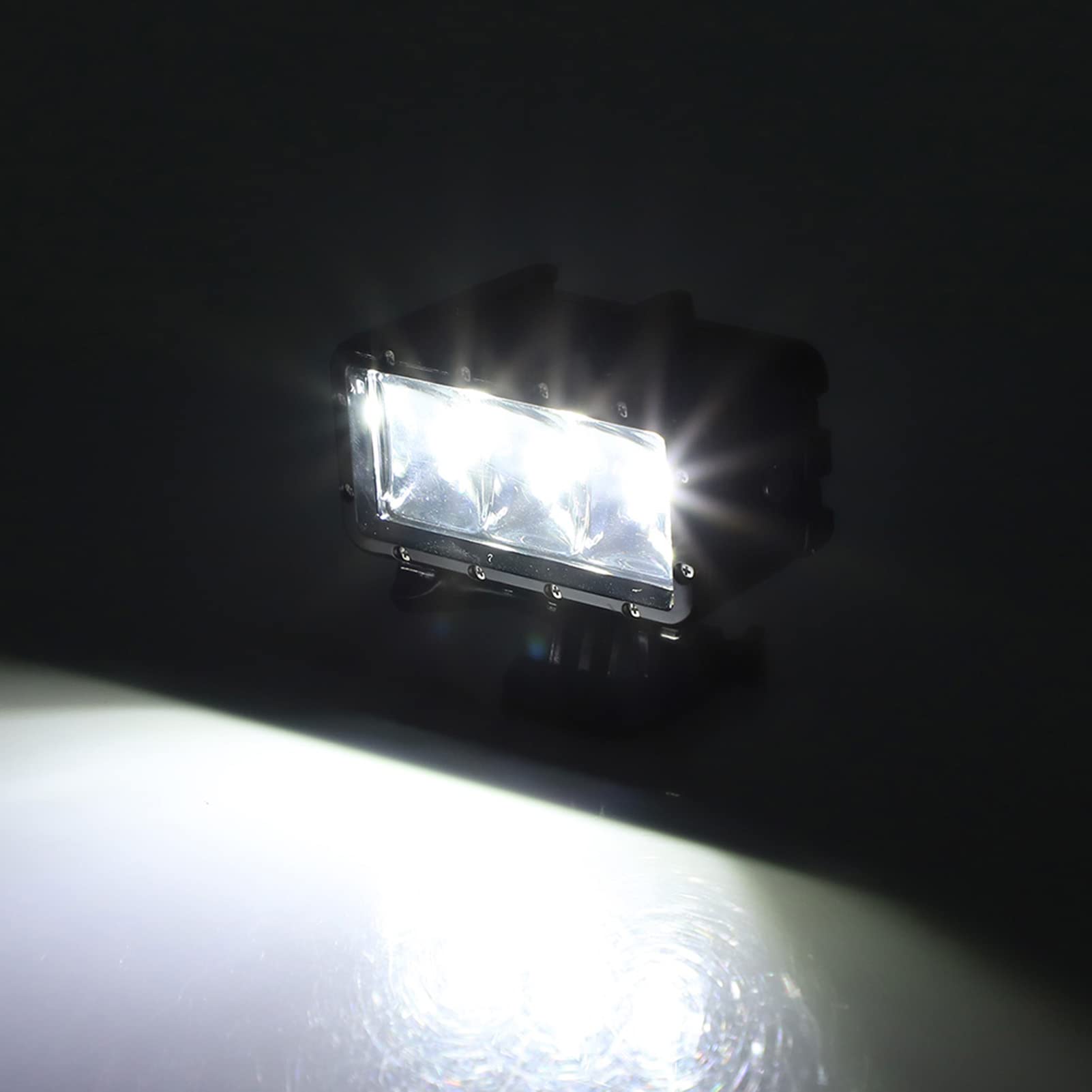 Akozon Lampada di Riempimento Mini Luce Video a LED per Immersione Subacquea Impermeabile 30M 98 4Ft per Fotocamere e Action