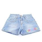 Farbe: Blaue Jeans ALBERTA FERRETTI JUNIOR 022163 Shorts Denim Mädchen Blaue Jeans 12Y