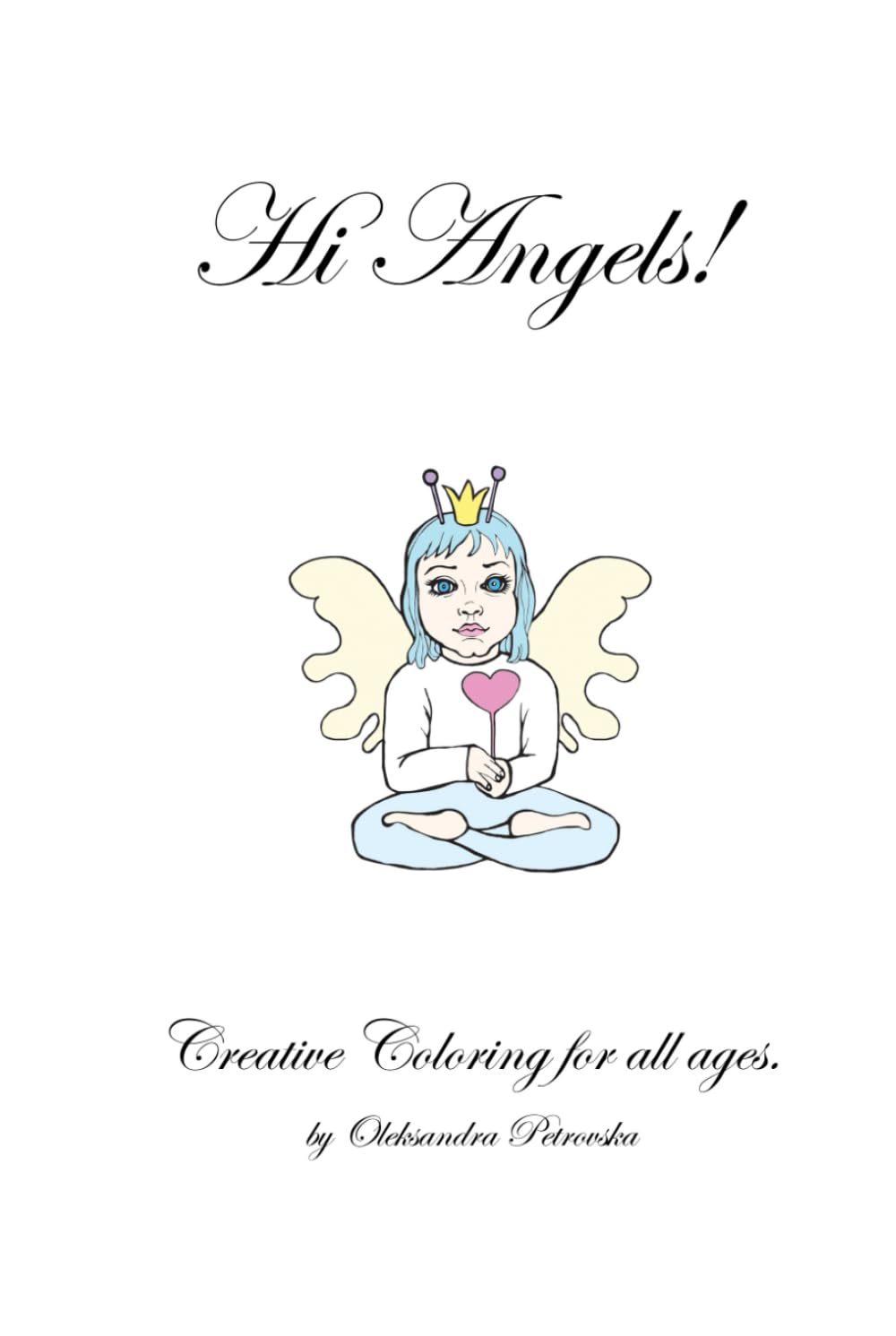 Livre de coloriage anges pour adulte et enfant idéal pour se détendre en famille