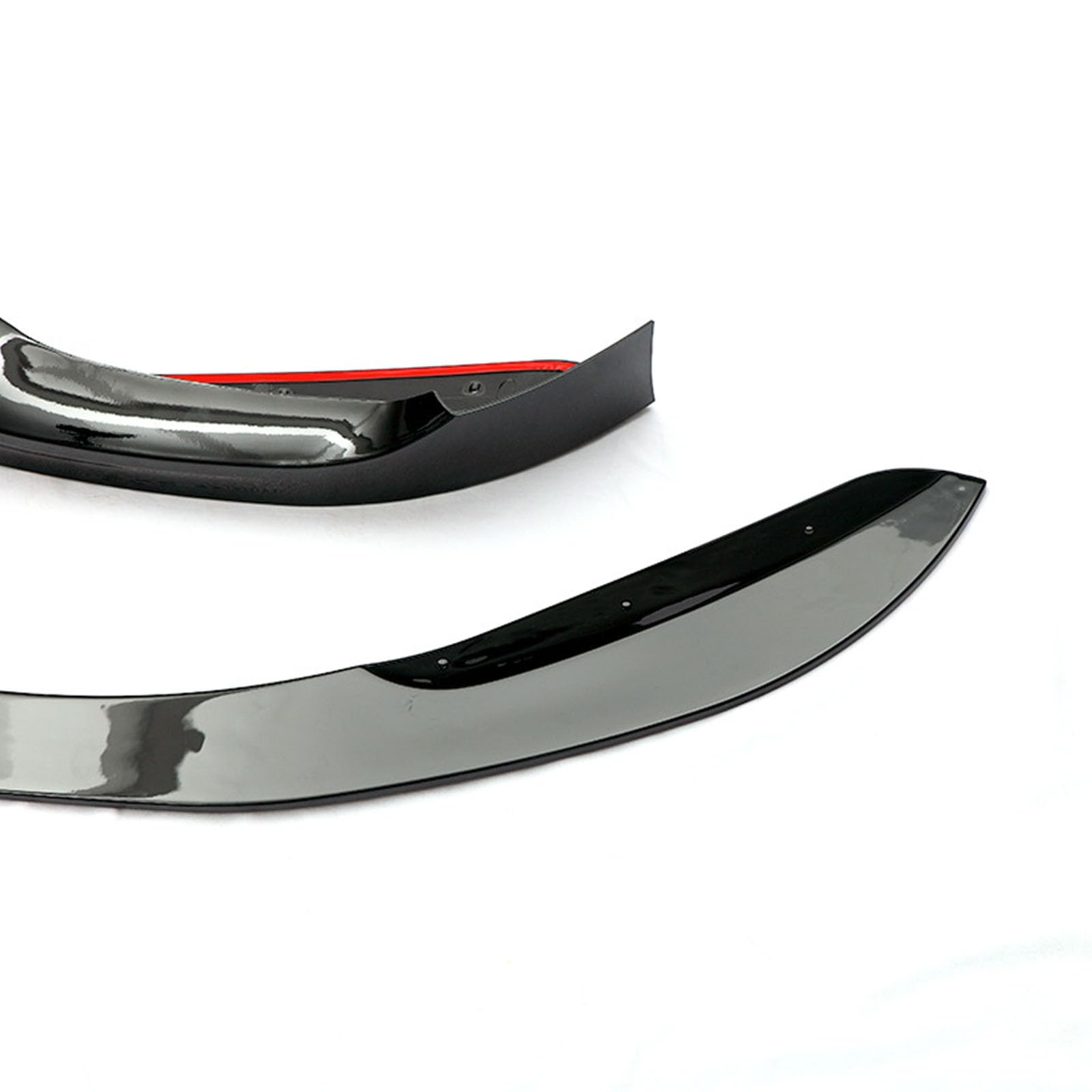 Kompatibel mit BMW 1 Series F20 LCI Late M135i MP Style 2015-2020, Frontstoßstangen-Spoilerlippe, Auto-Unterkörper-Kit-Splitter, B Carbon Fiber Look