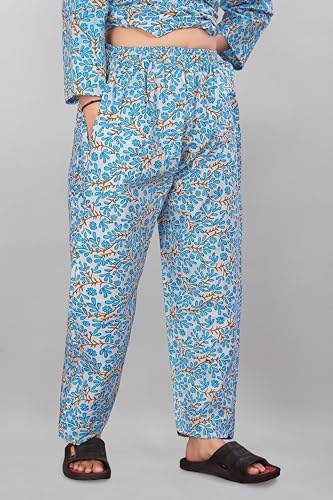 Image of Women's Pure Cotton Top and Pyjama Set