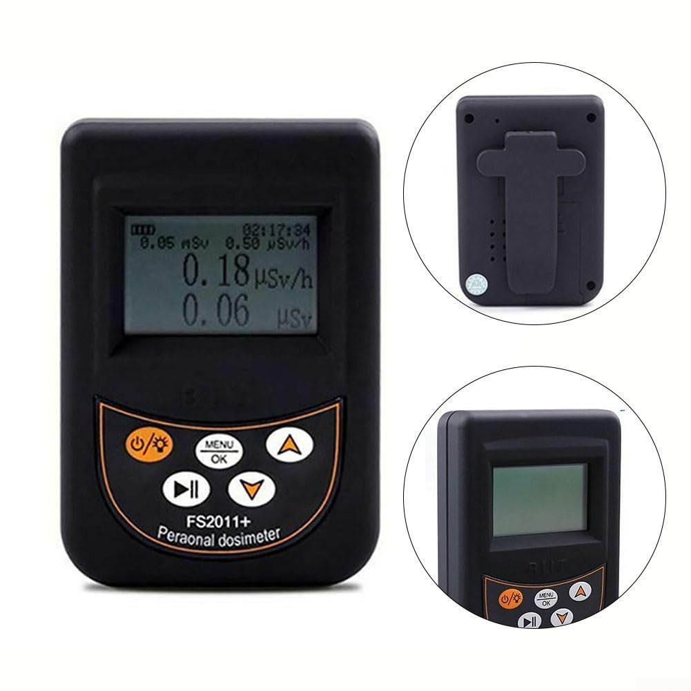 Nuklearstrahlungsmesser, 8 Alarmmodi, Ton, Licht, Vibration