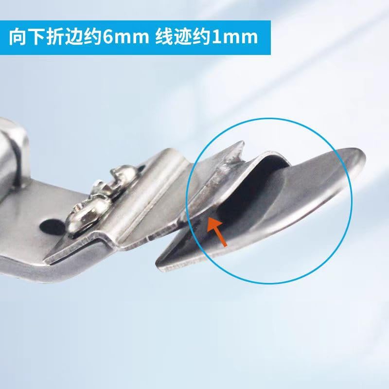 Pie para máquina de coser HjUIMIMA acero inoxidable ajuste miniatura 3