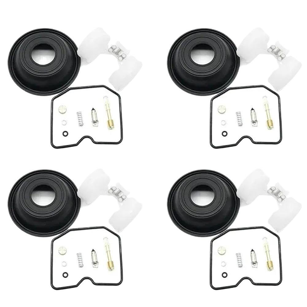 Kit de reparación de carburador compatible con ZR550 1990 1991 1992 1993 junta de cámara flotador de membrana de vacío