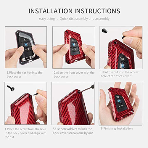 M.JVisun Custodie per Chiavi Auto per BMW 2 Serie