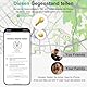 Bnlei Smart Air Tracker Tag kompatibel mit Apple Wo ist? (nur iOS), Smart Tag Key Finder für Schlüssel, Fahrrad, Wallet, Koffer, Hunde, Katzen (Milchweiß, 1-Pack)