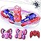 Mieryd Voiture Télécommandée Enfant, Spider Monter Truck RC Car Cascade Radiocommandee avec Spectacle de Lumière Jouet Garçon Fille 5 6 7 8 9 10 11 12 Ans Cadeau Anniversaire Noel Jeux Extérieur
