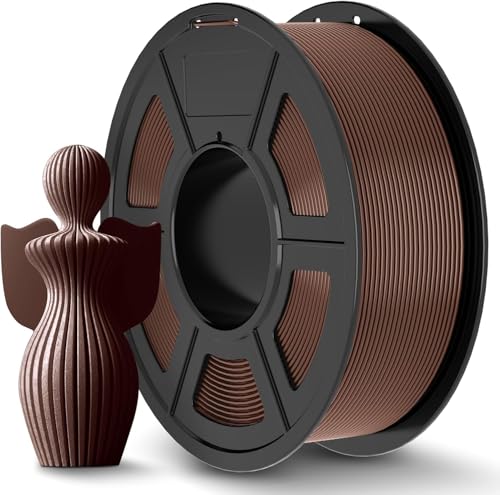 JAYO PLA+ 3D Printing Filament 1.75mm, 1.1KG (2.4lbs) Chocolate