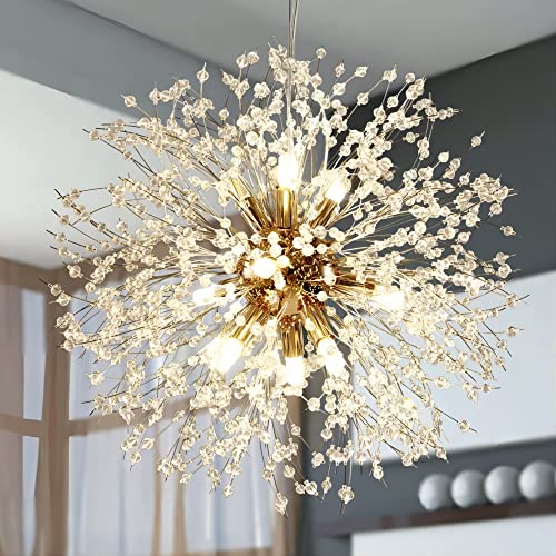 Modernas Cocina Comedor Lamparas de techo LED Lámpara Colgantes Creatividad Diseño Luz Salón Dormitorio Interior Decor Luces Altura ajustable Plafones para Baño Habitación Iluminación(Dorado) Cover