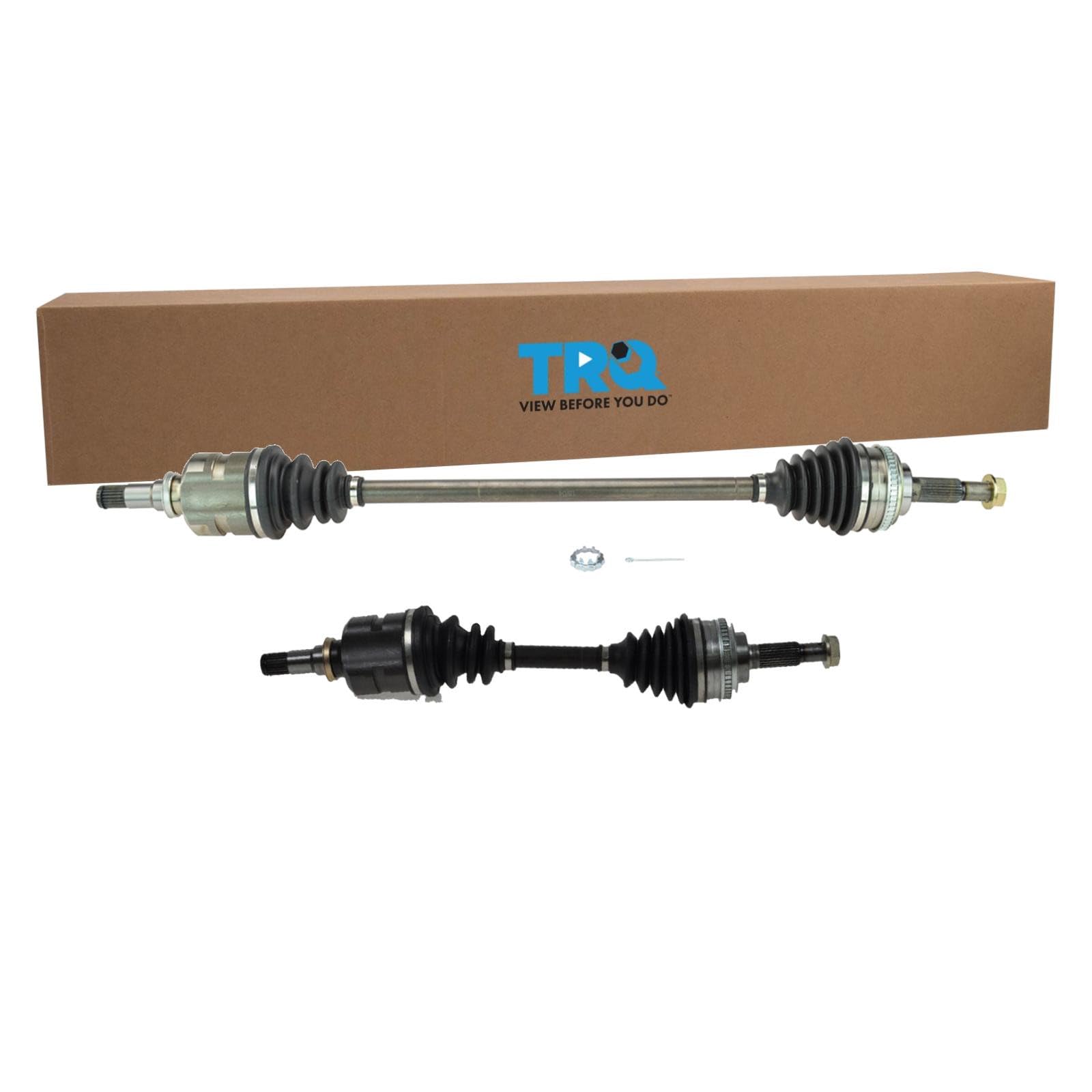 TRQ Front Driver Side and Passenger Side CV Axle Assembly Set 2 Piece