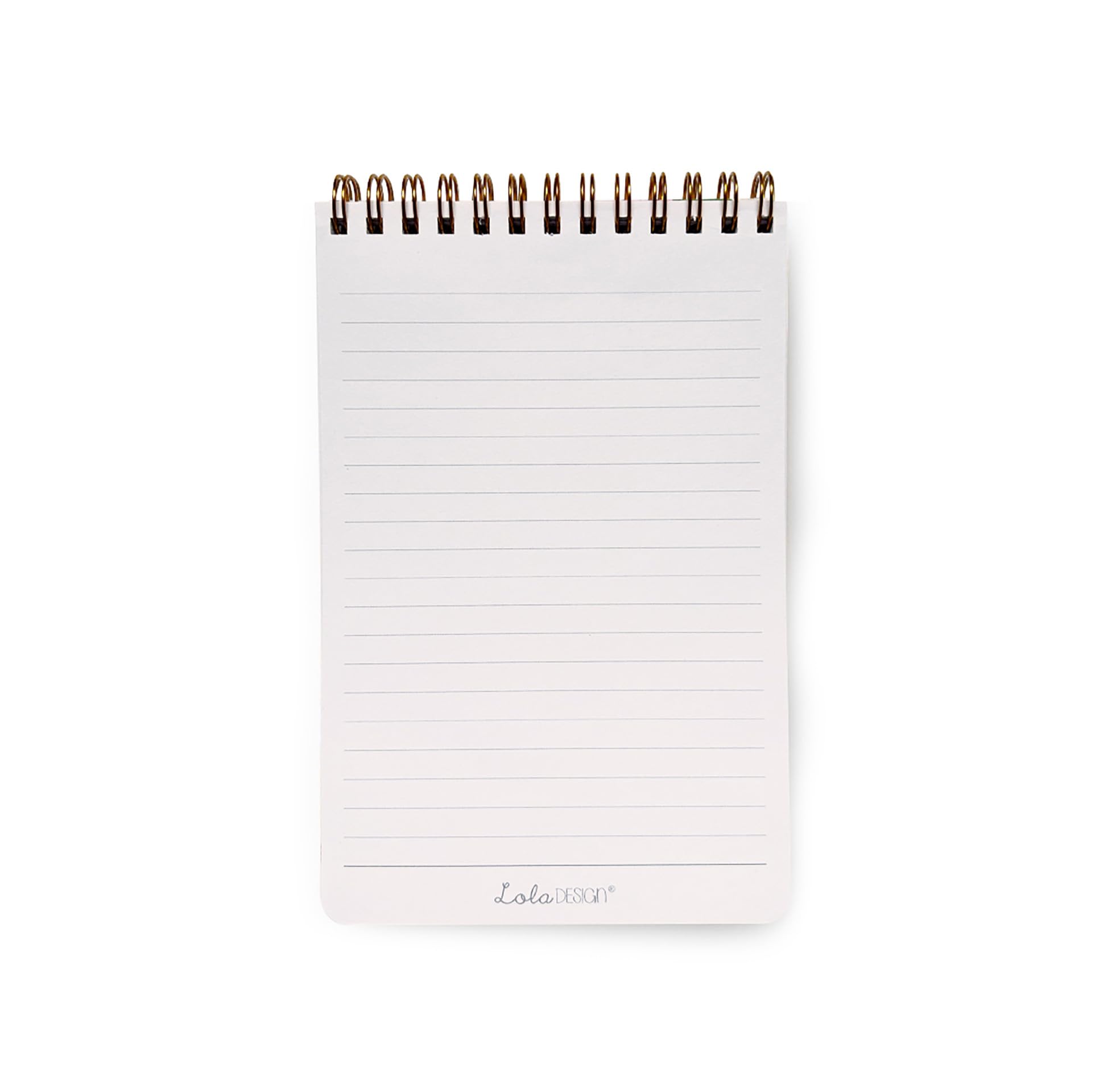 Lola Design, Top Spiral Notepad with Elastic Closure, Ladybird Pattern, Perfect for Jotting Down Notes Shopping Lists - Image 4