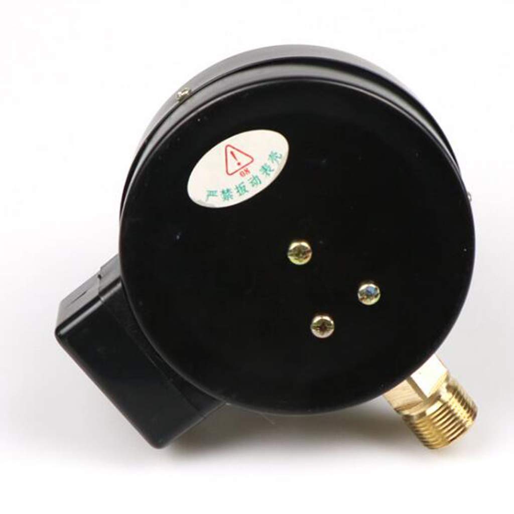 100 mm Elektrischer Kontaktmanometer mit Messing innen, für Luft, Wasser, Flüssigkeit, Hydraulik, 22 Arten zur Auswahl AOD (0–1 MPa)