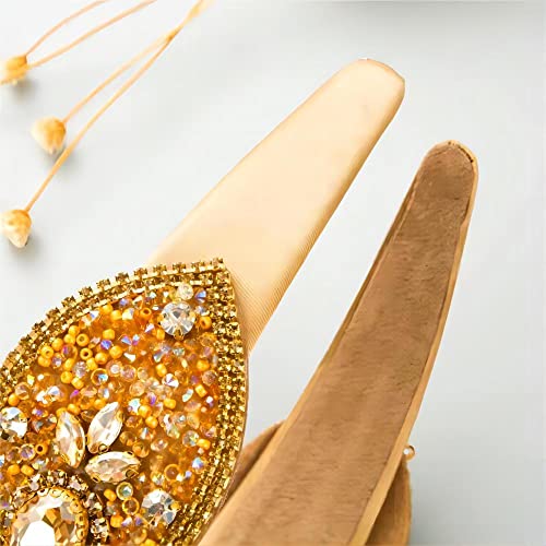 Muqingwan Women's Fashion Headband, Women's Wide Rhinestone Decorative Headband Hair Accessories For Women And Girls (Green) #TOP4