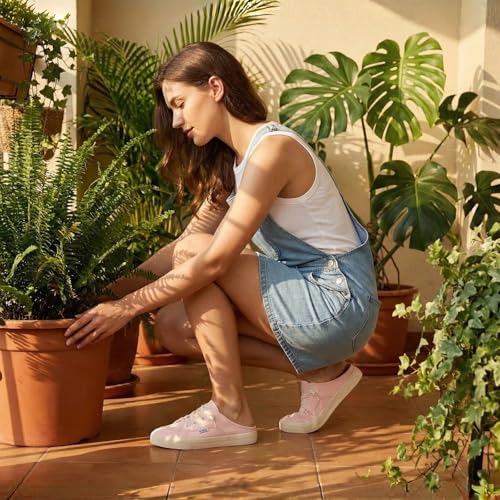 Image of hash bubbie Women's Mules Slip on Sneakers Canvas Tennis Shoes | backless summer close toed sandals non slip on walking casual comfortable