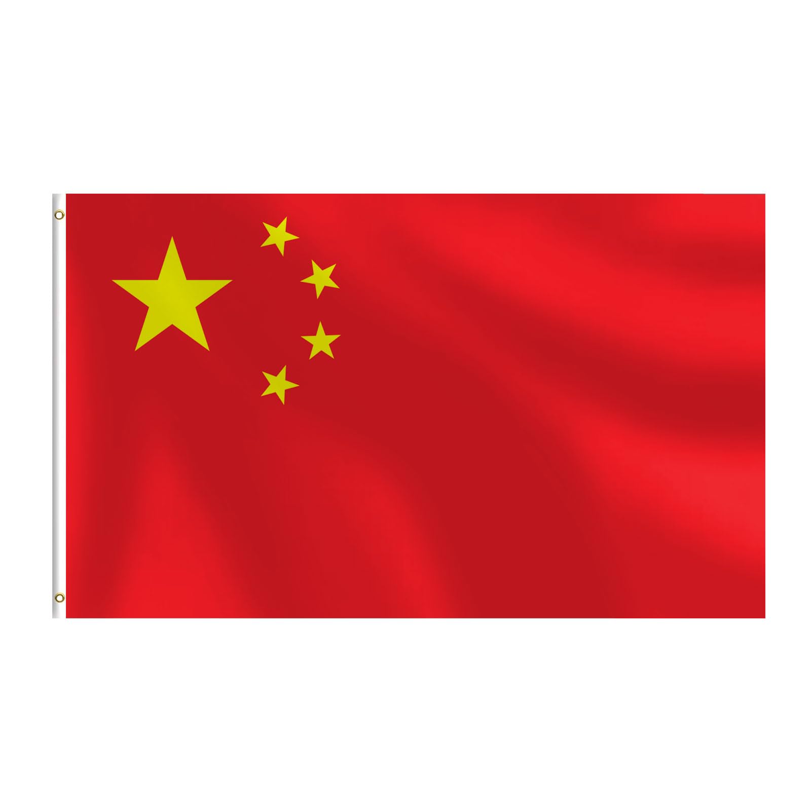 China Flag 3x5 FT Heavy Duty Chinese Flag Double Stitched Vivid Color Fade Proof Outdoor Decor With Brass Grommets(China)