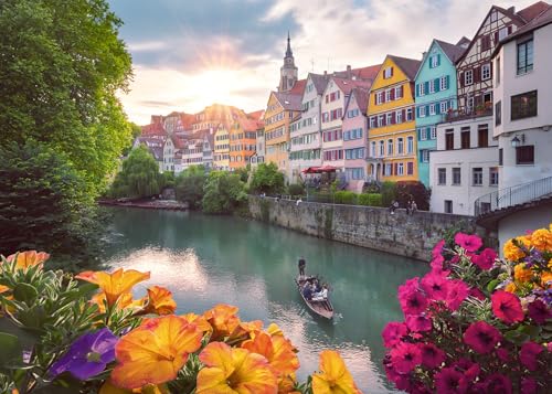 Ravensburger Puzzle 12001425 - Ausflug nach Tübingen - 1000 Teile Puzzle...