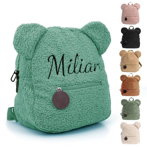 Générique Sac Personnalisable Enfant, Brodé Sacs à Dos Pour Enfant Personnalisé Sac a Dos Pour Filles Et Garçons Sacs à Dos Pour L'école Et Le Voyage...